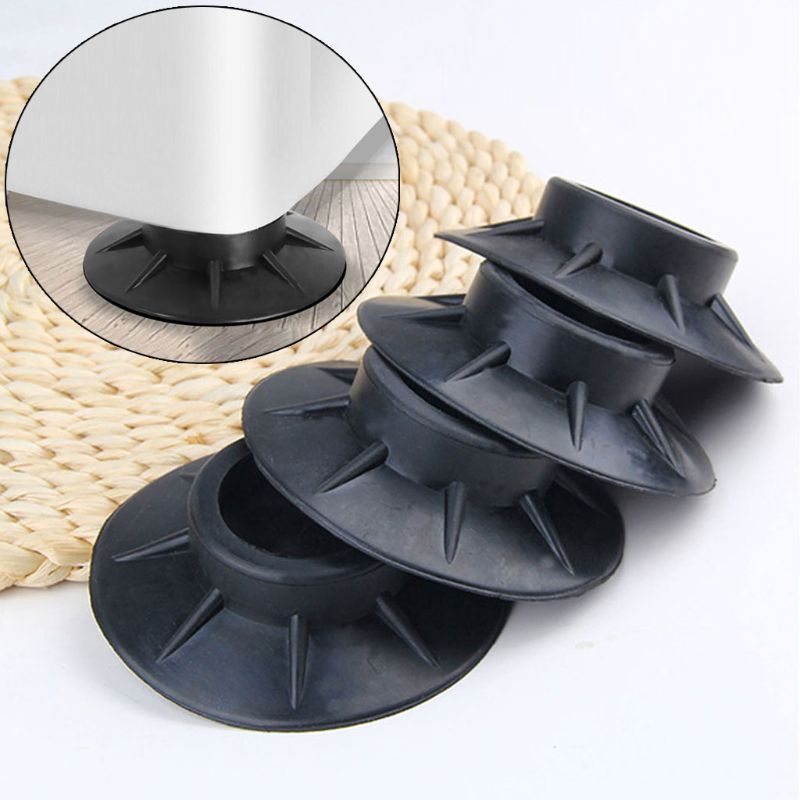 Patins Anti Vibration, 4 Pièces Pieds en Caoutchouc pour Machine à Patins Anti Vibration, 4 Pièces Pieds en Caoutchouc pour Machine à
