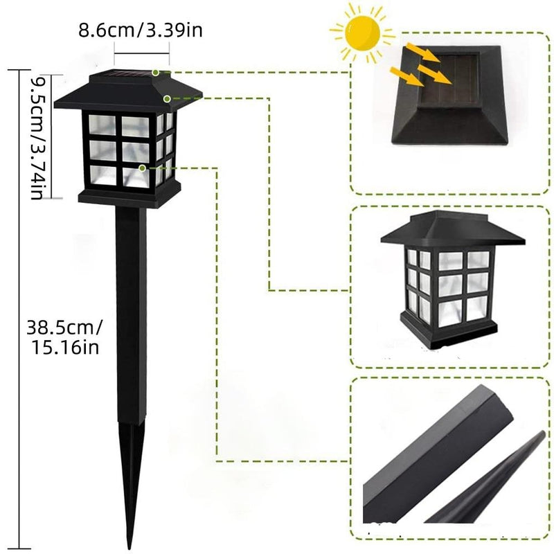 4x Lanterne solaire design - SOLARIS RX4