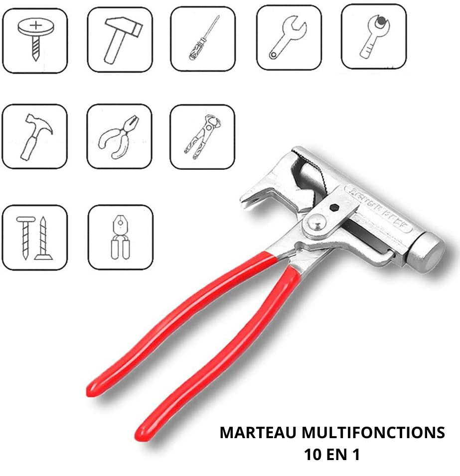 Marteau Multifonctions 10 en 1