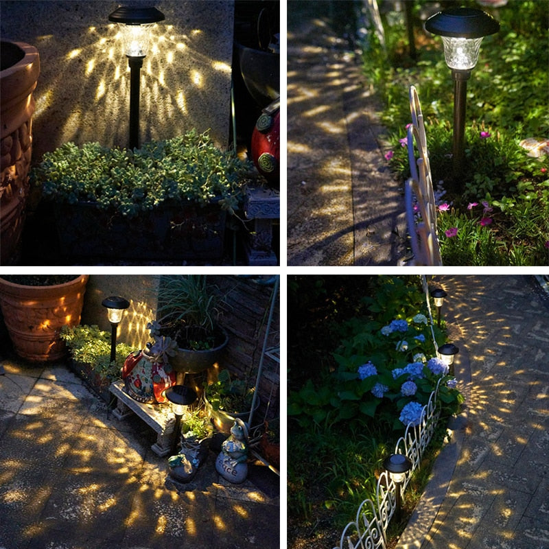 2x Piquet LED solaire - Jardin magique