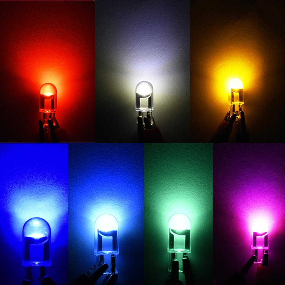 10 pcs LEDS colorée pour phare de voiture