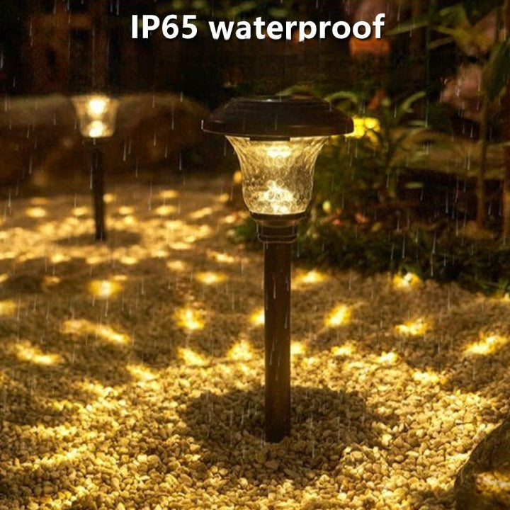 2x Piquet LED solaire - Jardin magique