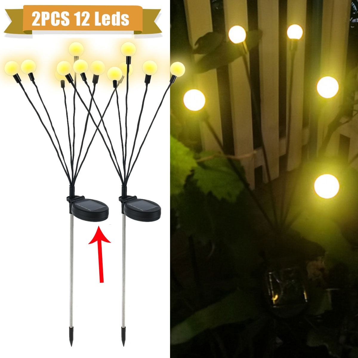 Bouquet de lampe Led effet luciole