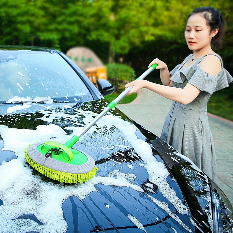 Brosse de lavage de voiture rotative automatique, serpillière